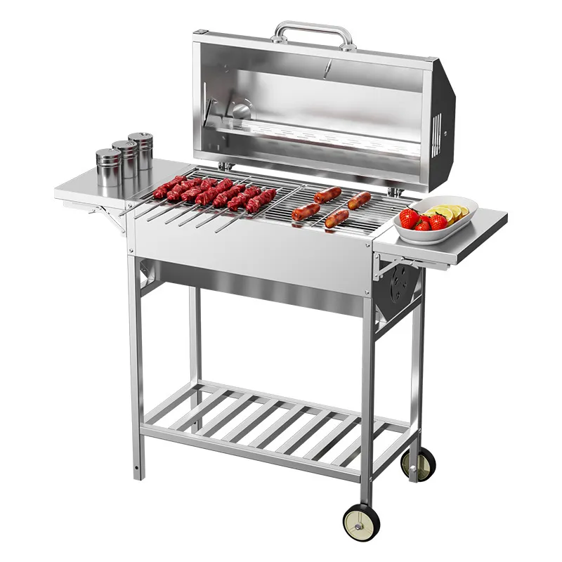 Camping Cooking Portable - Outdoor Stainless Steel Butterfly BBQ Grill
