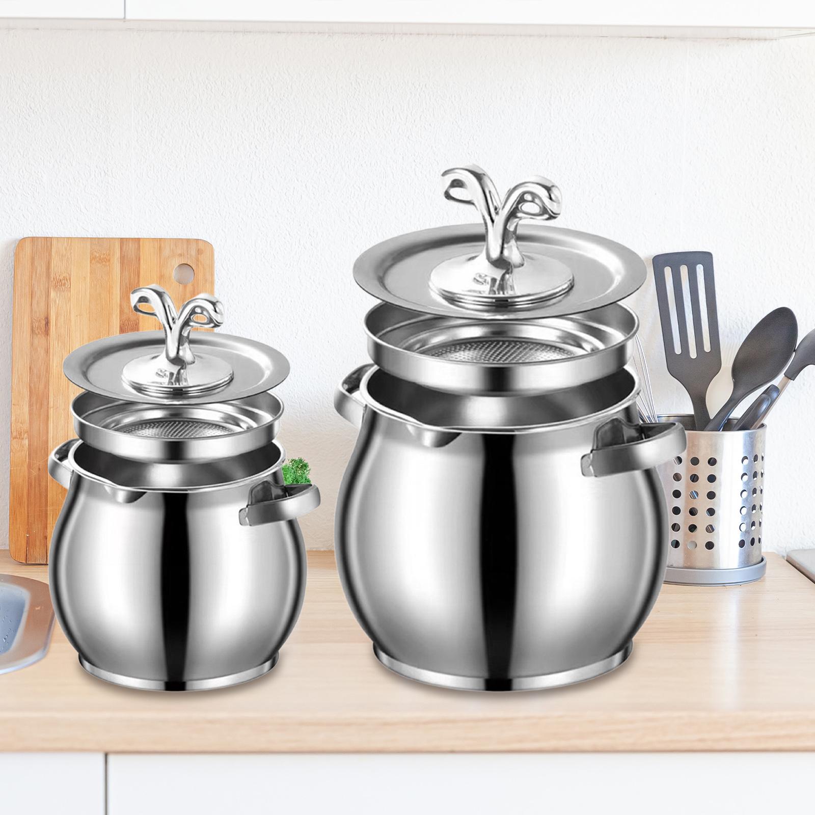 Camping Cooking Oil Container - Oil Container Large Capacity with Dustproof