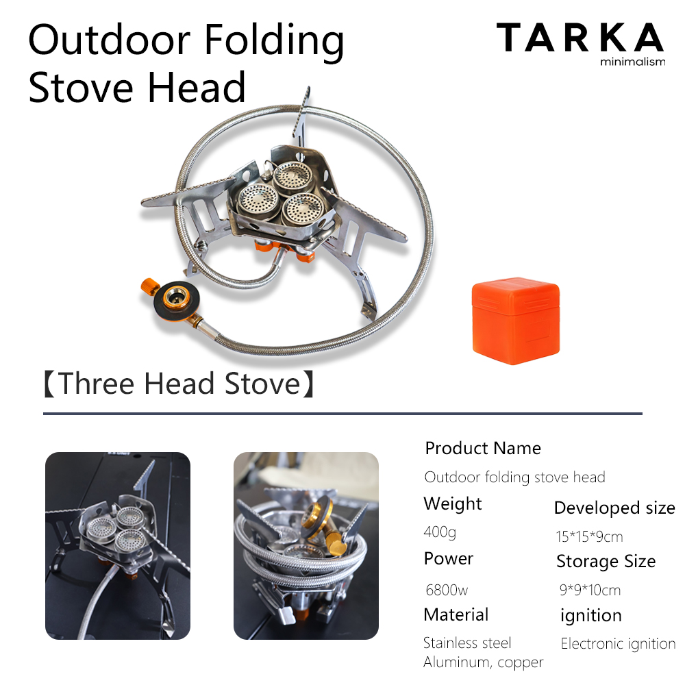 Camping Cooking Drawer - TARKA Camping Gas Stove 5800w 3