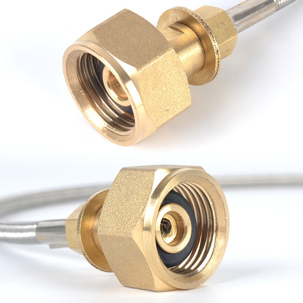 Gas Adapter Hose Brass Stainle - Camping Cooking Youtube 评论和价格