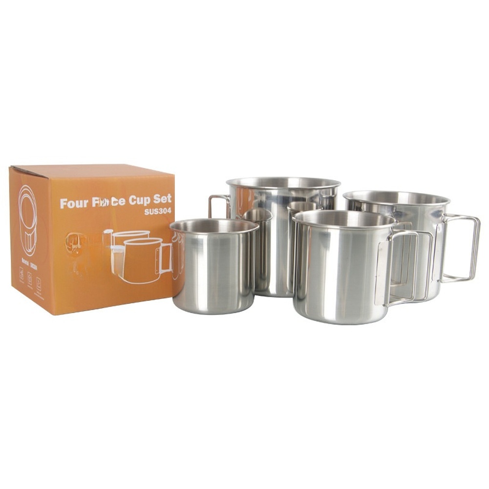 /Stainless /Steel /304 Camping - Camping Cooking Set For 4 评论和价格
