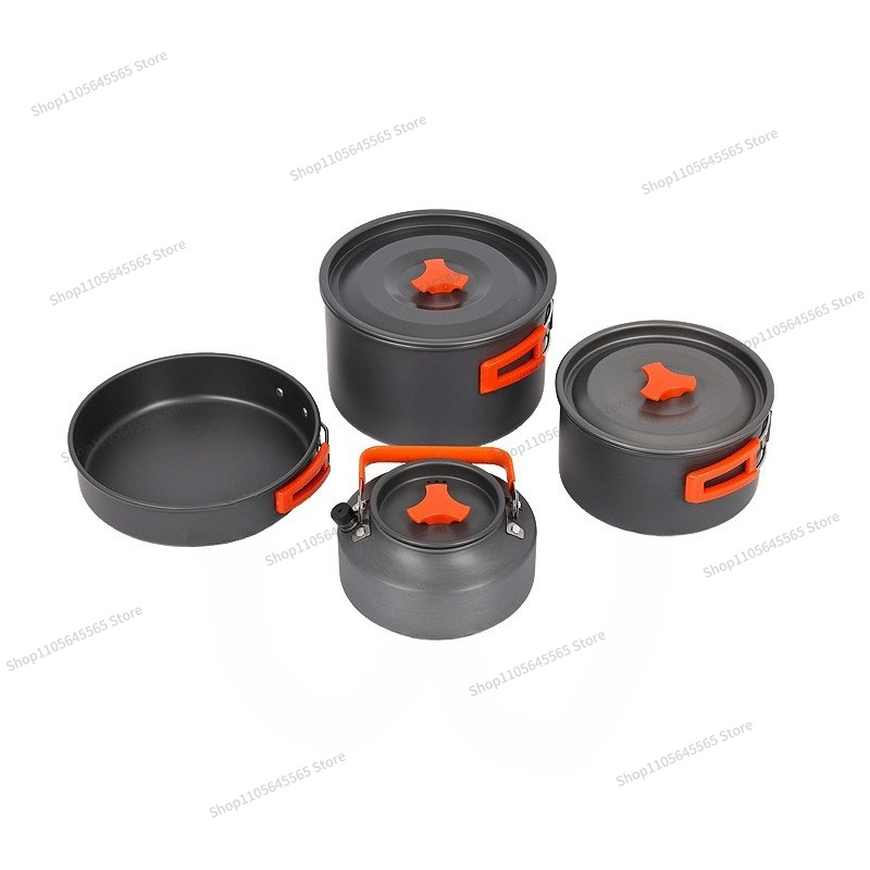 For Outdoor Camping Cookware 4 - Camping Cooking Set For 4 评论和价格