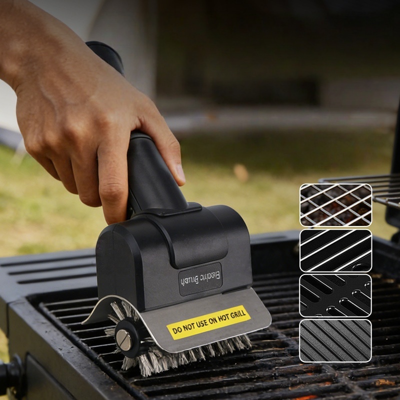 JUSTINLAU Electric Grill Brush - Camping Cooking Mesh 评论和价格