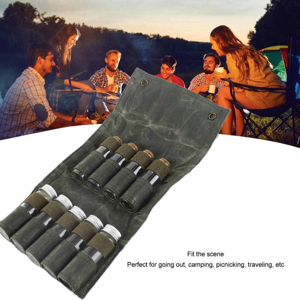 9 Pcs Durable Canvas Portable  - Camping Cooking Youtube 评论和价格