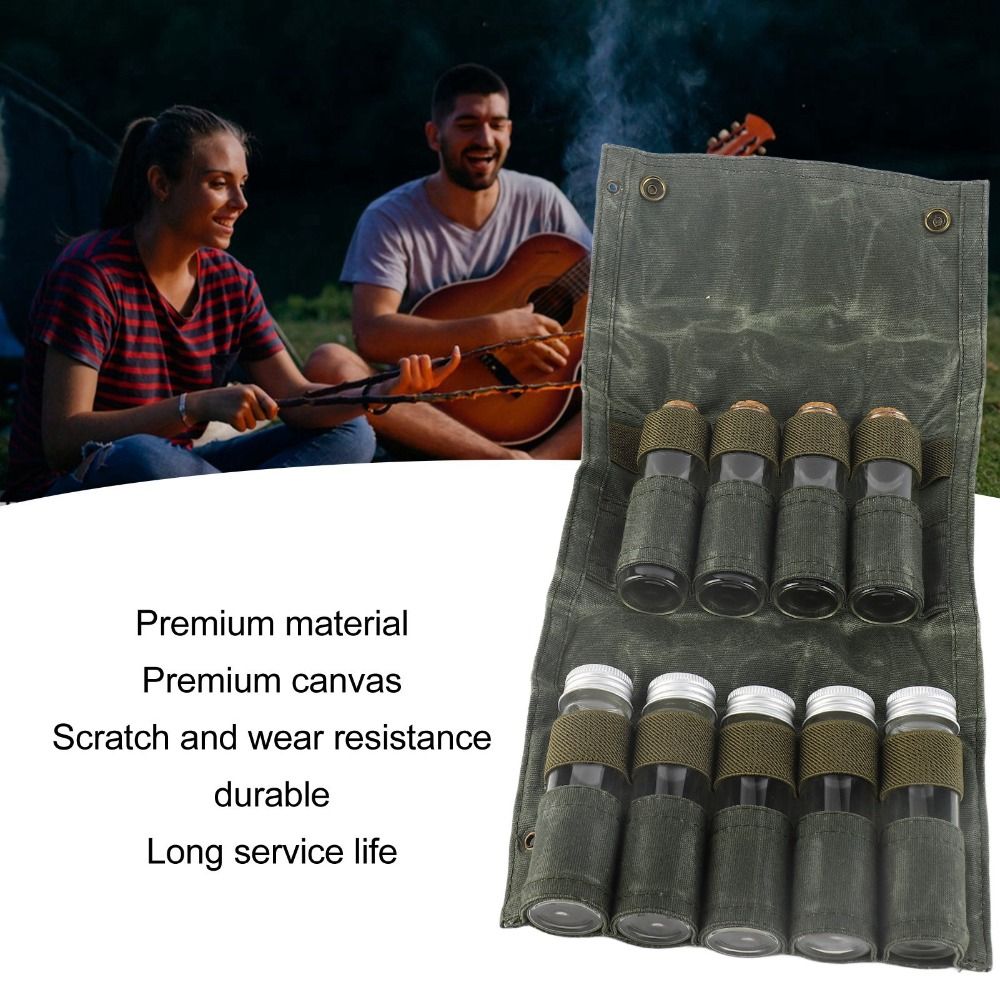9 Pcs Durable Canvas Portable  - Camping Cooking Youtube 评论和价格