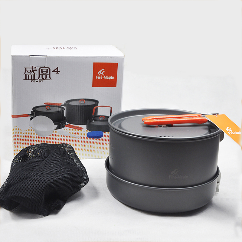 Fire Maple 4-5 Person Cookware - Camping Cooking Set For 4 评论和价格