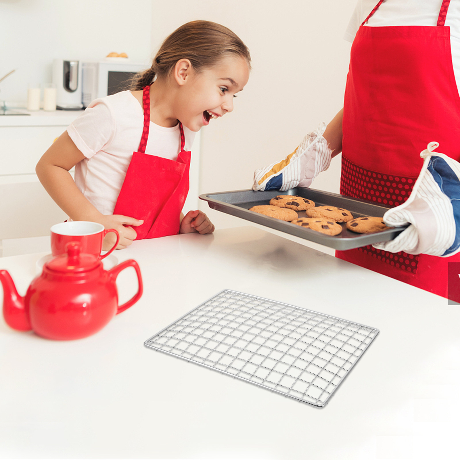 Stainless Steel Grill Mesh Mat - Camping Cooking Mesh 评论和价格