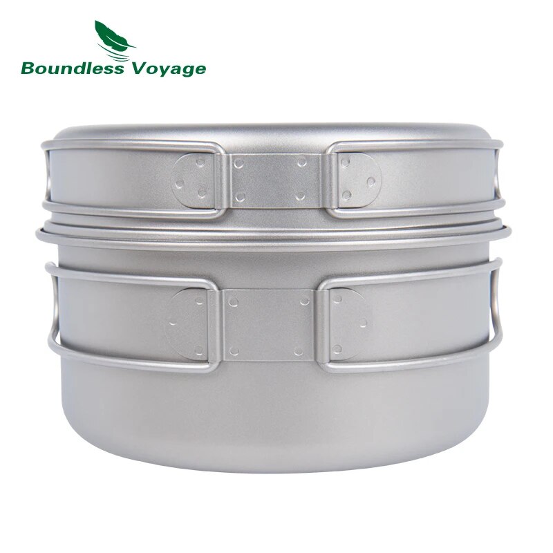 Boundless Voyage Titanium Pot  - Camping Cooking Set For 4 评论和价格