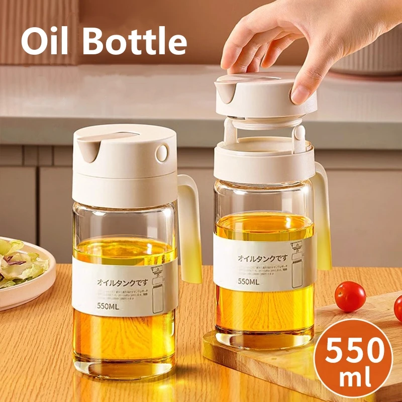 550mL Pourer Glass Bottles Oil - Camping Cooking Oil Container 评论和价格