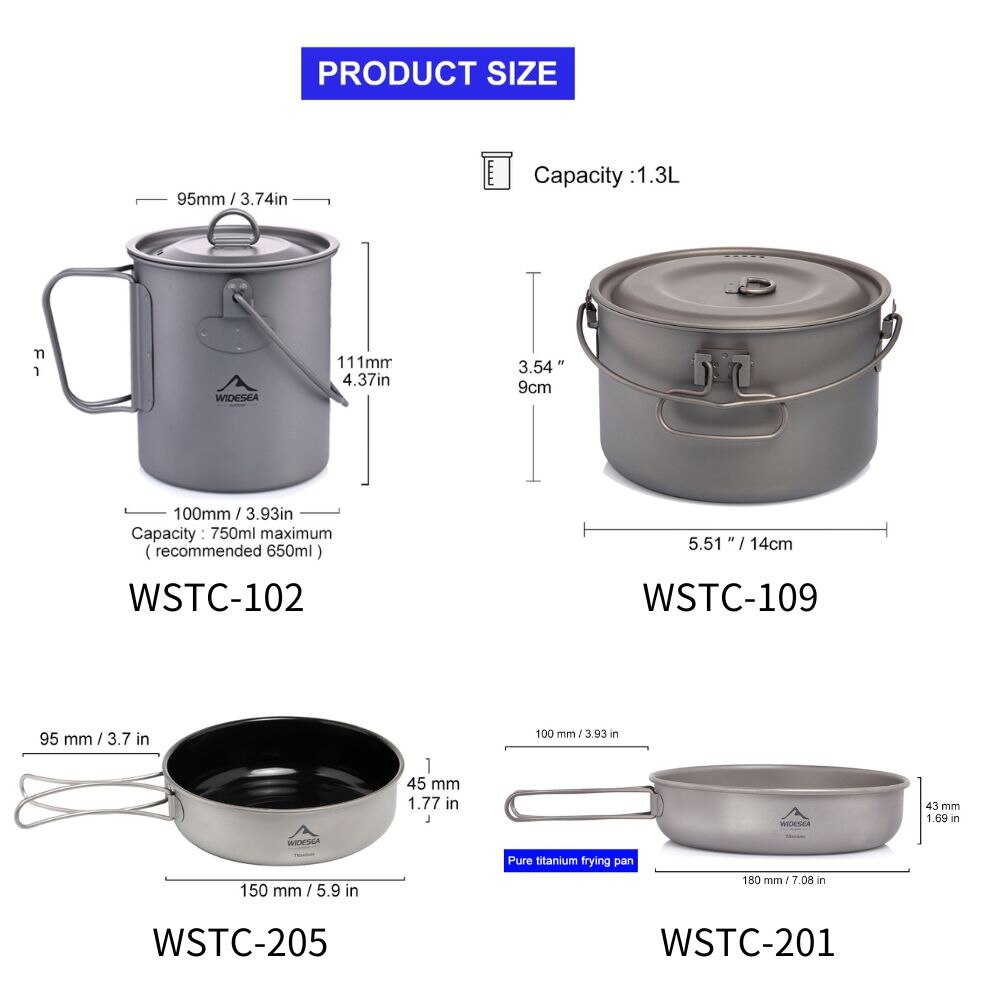 Widesea Camping Tableware Tita - Campfire Cooking Anime 评论和价格