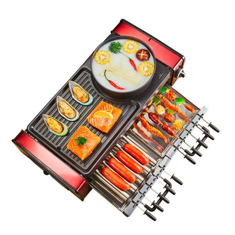 Household  Non-stick BBQ Machi - Camping Cooking Hot Plate 评论和价格