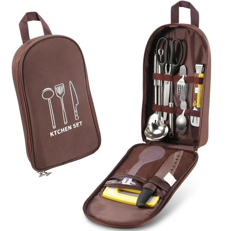 Camping Utensil Organizer Bag  - Camping Cooking Equipment Bag 评论和价格