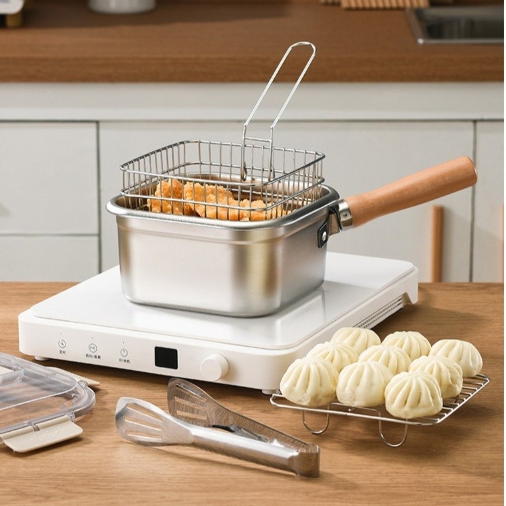 Portable Stainless Steel Fryin - Campfire Cooking Anime 评论和价格