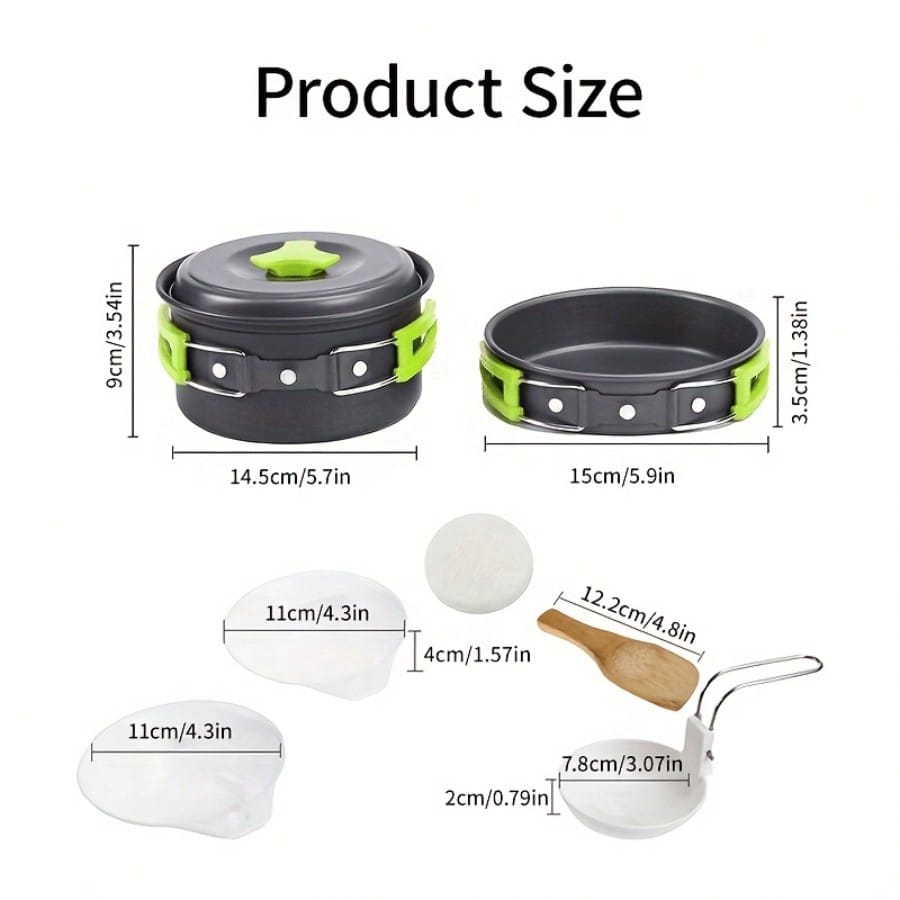 Camping Cooking Set: Portable  - Camping Cooking Bag 评论和价格