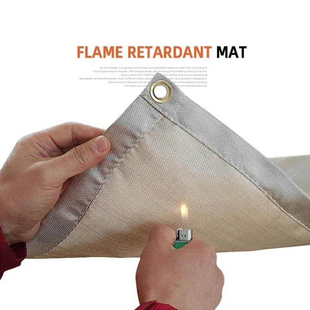High Temperature Fire Blanket  - Camping Cooking Mat 评论和价格