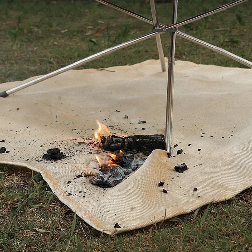 High Temperature Fire Blanket  - Camping Cooking Mat 评论和价格