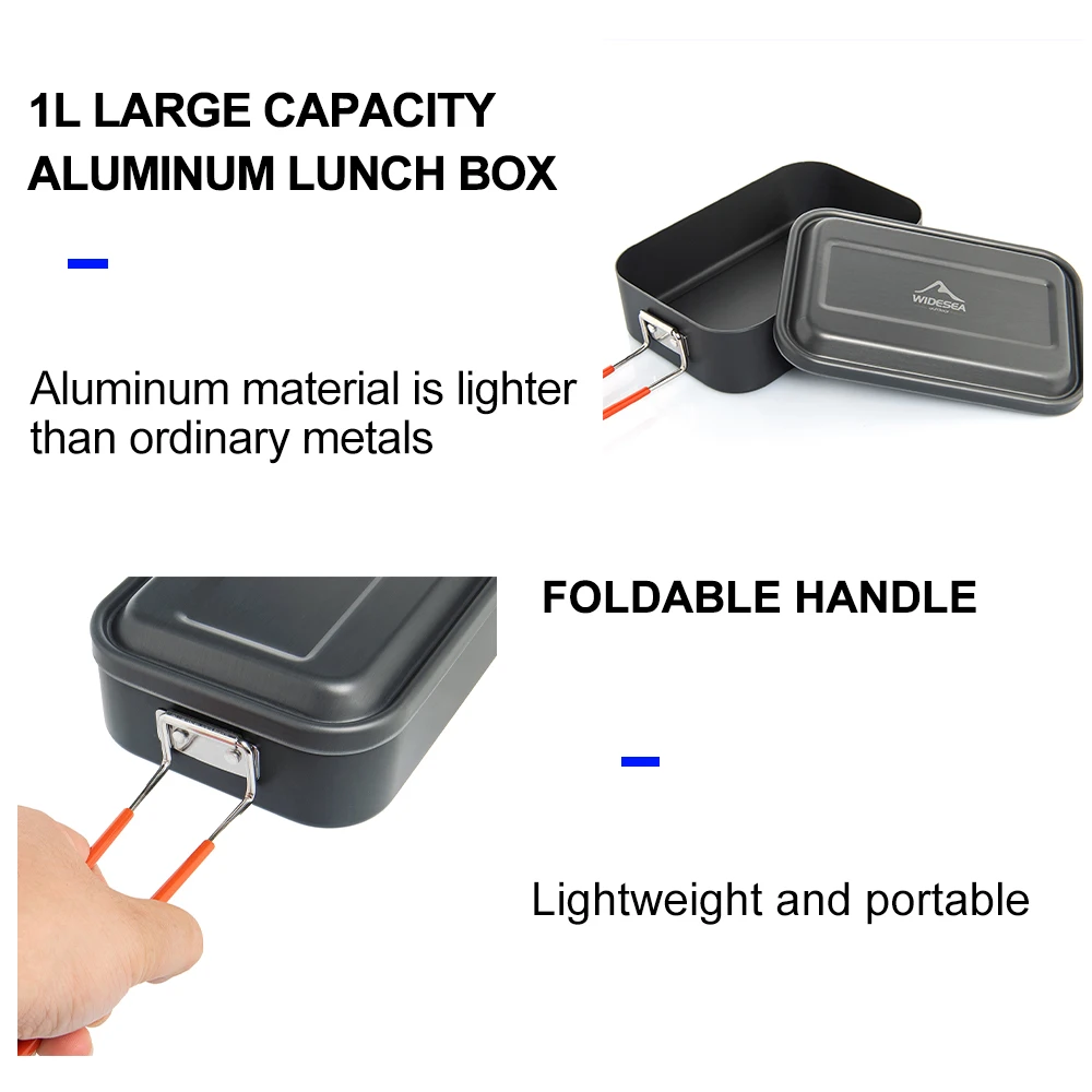 Widesea Camping Lunch Box Alum - Camping Cooking Equipment Bag 评论和价格