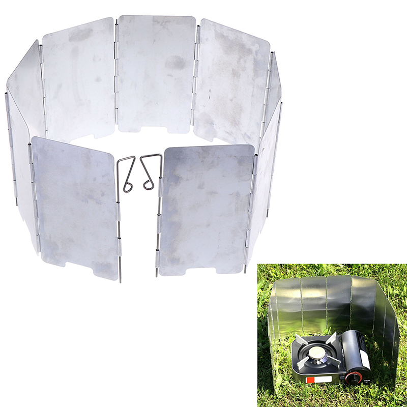 Hot Sale 9 Plate Foldable Wind - Camping Cooking Hot Plate 评论和价格