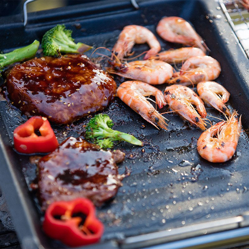 Outdoors Thick Square Grill Pa - Campfire Cooking Anime 评论和价格