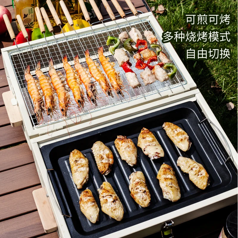 Barbecue Oven Household Grill  - Camping Cooking Portable 评论和价格