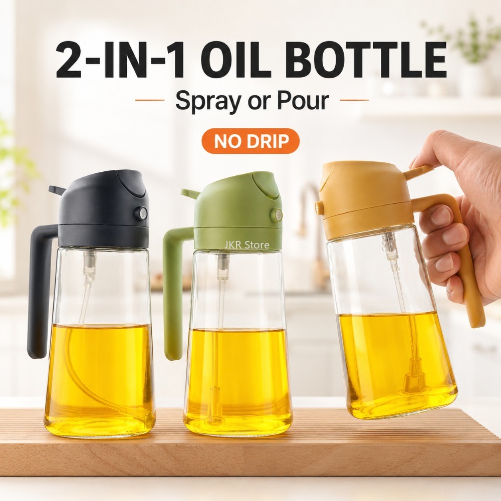 2 in 1 Olive Oil Sprayer Dispe - Camping Cooking 评论和价格