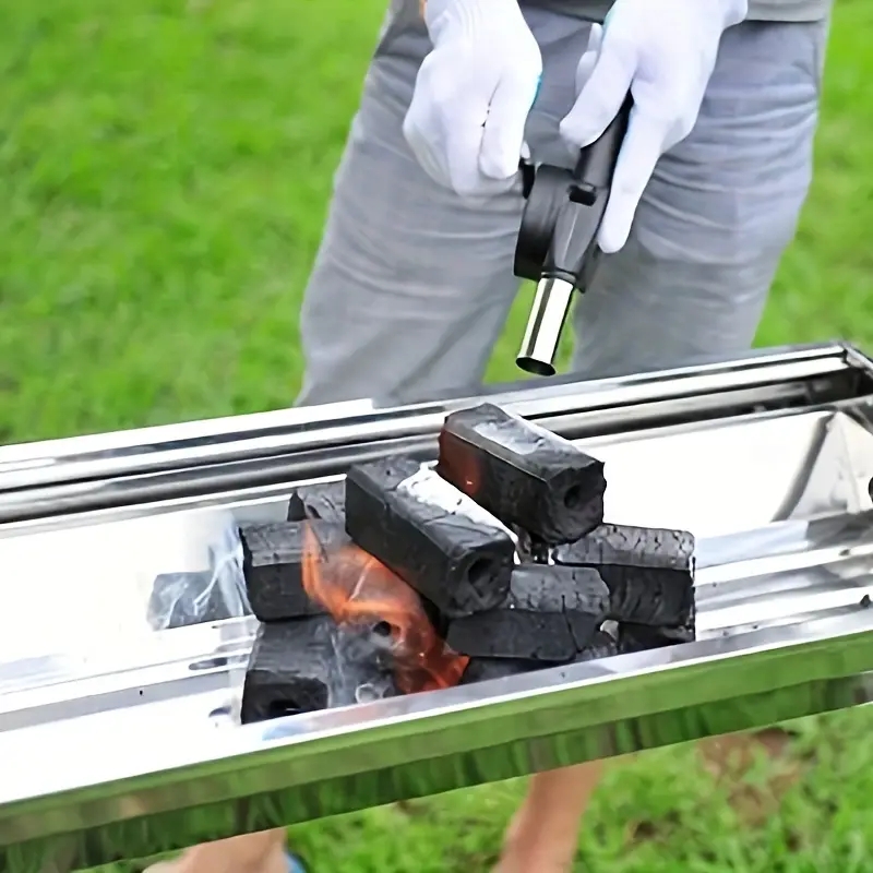 Outdoor Portable Hand Blower H - Charcoal Chimney Starter 评论和价格