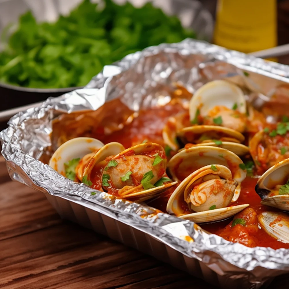 1 Pack Food Grade Disposable T - Aluminum Foil Heavy Duty 评论和价格