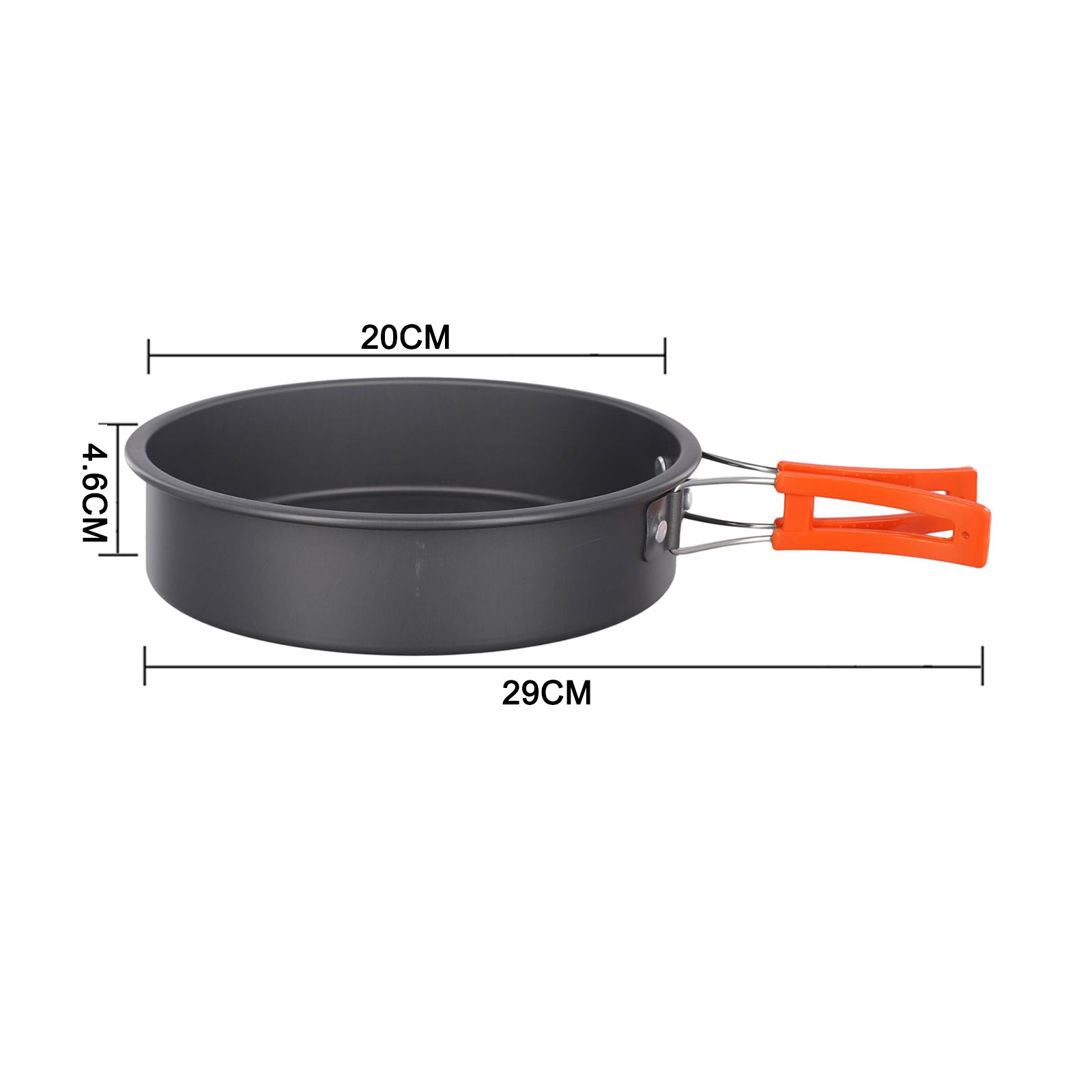 1pc Frying Pan Alumina Conduct - Campfire Cooking Anime 评论和价格