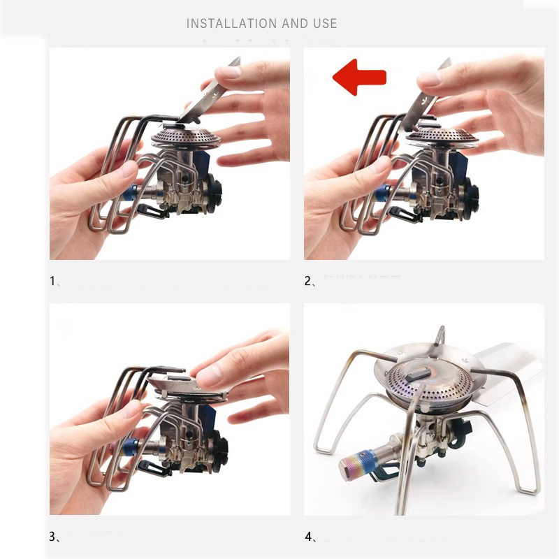 Outdoor Camping Ultra-light Ti - Camping Cooking Equipment Gas 评论和价格