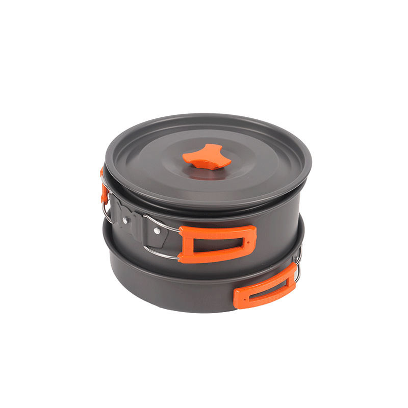Portable Outdoor Cookware Set  - Camping Cooking Set For 4 评论和价格