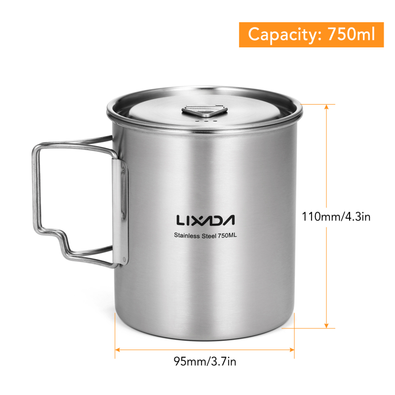 Lixada 750ml Cup Outdoor Stain - Camping Cooking Mesh 评论和价格