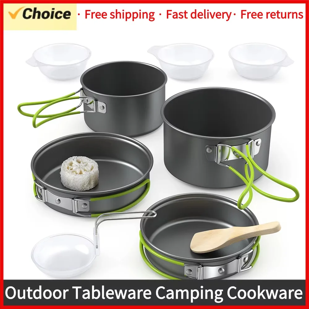 Outdoor Cooking Camping Utensi - Camping Cooking Set For 4 评论和价格