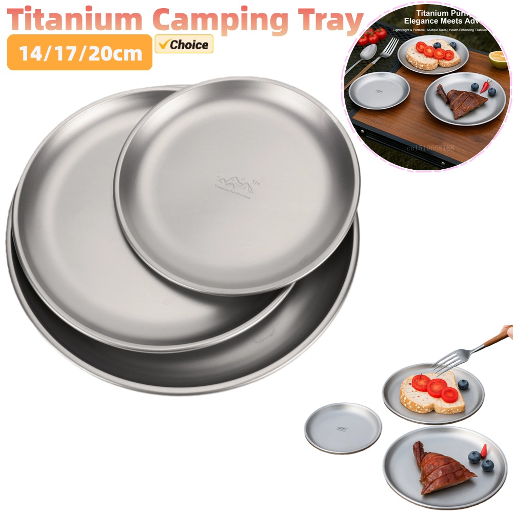 14/17/20cm Titanium Camping Pl - Camping Cooking Disc 评论和价格