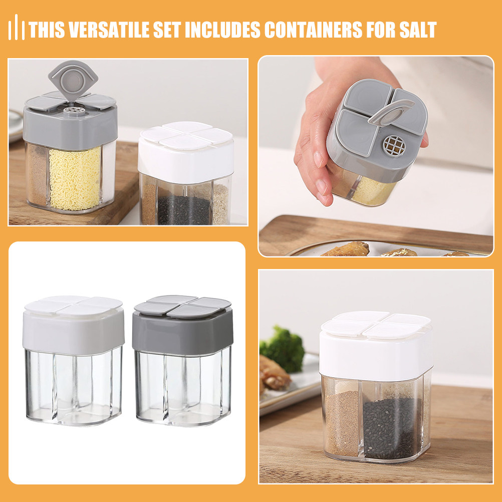 4 in 1 Seasoning Container Set - Camping Cooking Set For 4 评论和价格