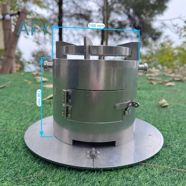Portable Wood Gasifier Stove f - Camping Cooking Hot Plate 评论和价格