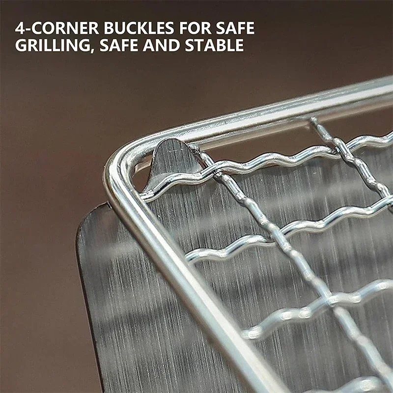 Portable Folding Barbecue Gril - Camping Cooking Mesh 评论和价格