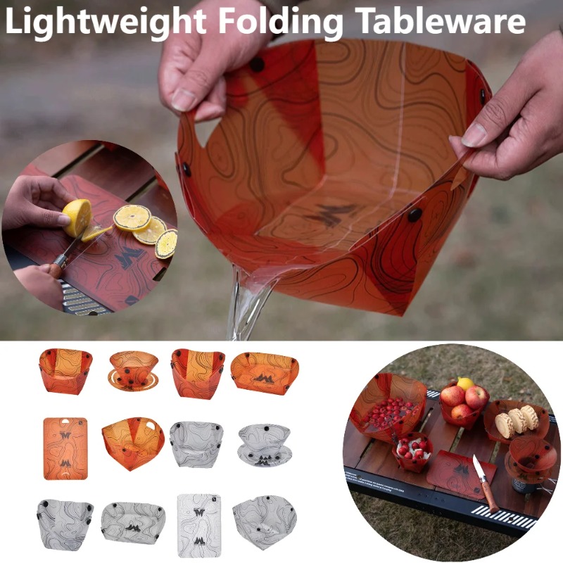 Foldable Camping Tableware Por - Camping Cooking Disc 评论和价格